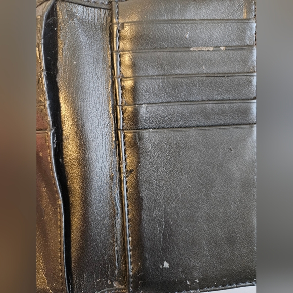 Coach Soho Black Trifold Leather Buckle Wallet - Picture 11 of 15